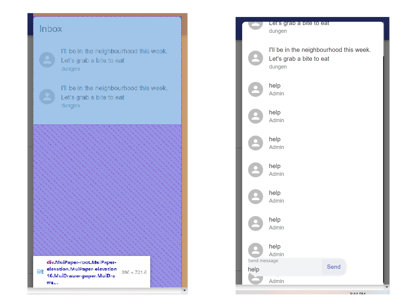 css How to control mui List auto scroll? Stack Overflow