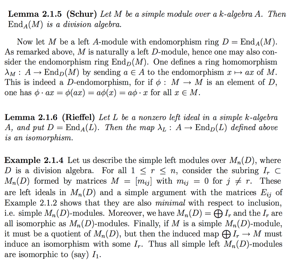 abstract algebra Proof of Wedderburn's Theorem Mathematics Stack Exchange