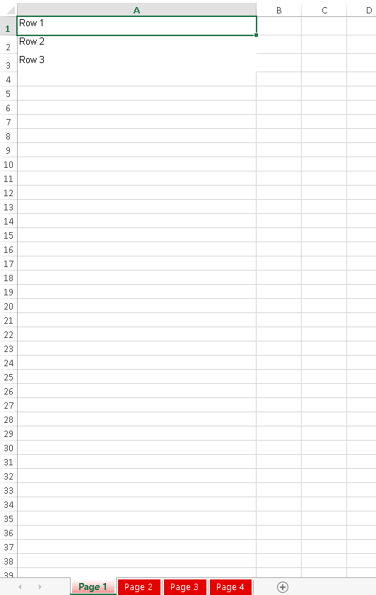 jasper reports Hot to set the color of worksheet tab at generated