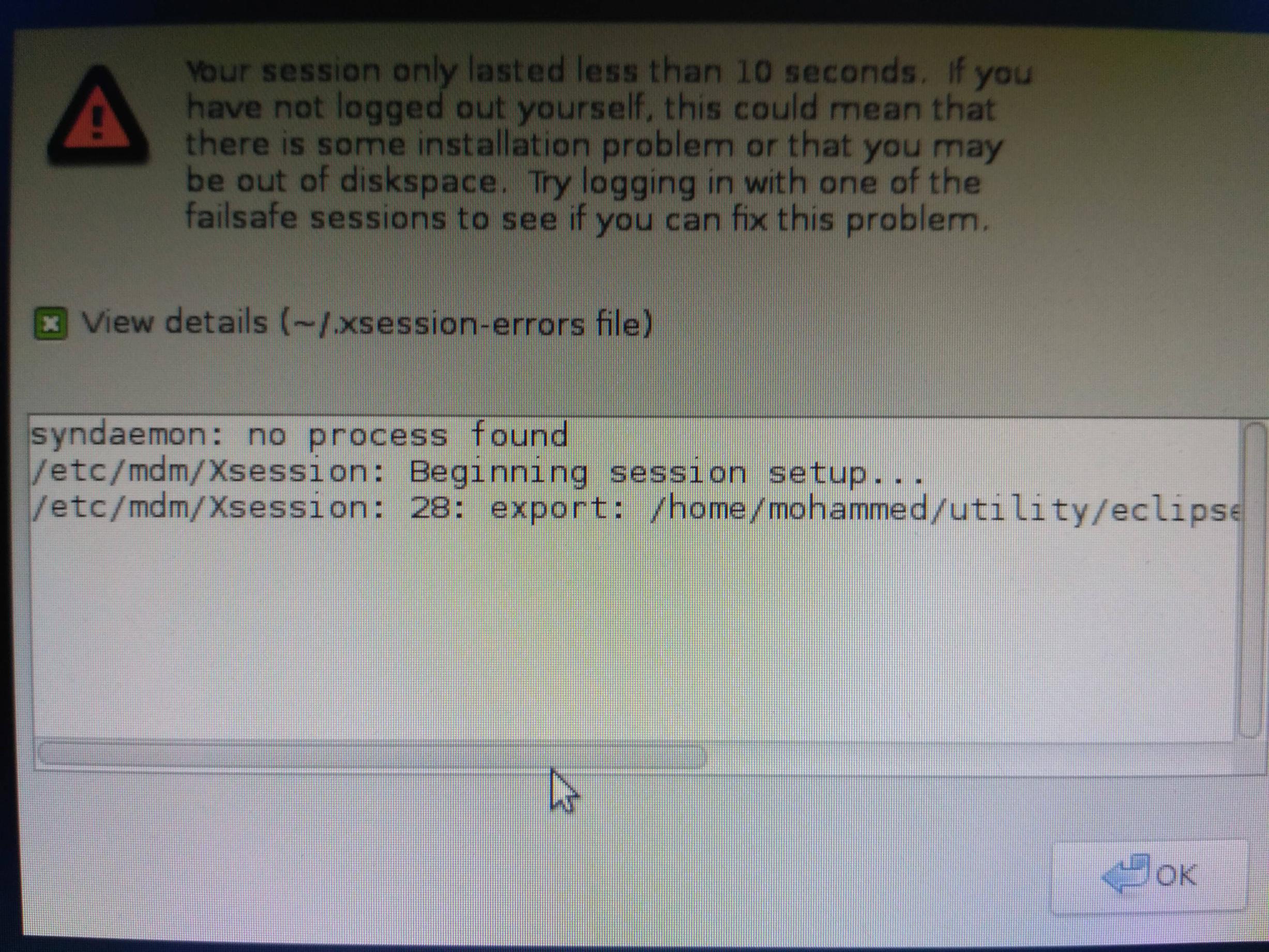 Not able to login in Linux Mint Unix & Linux Stack Exchange