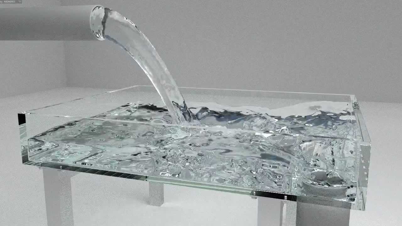 cycles render engine Physically accurate water shader Blender Stack