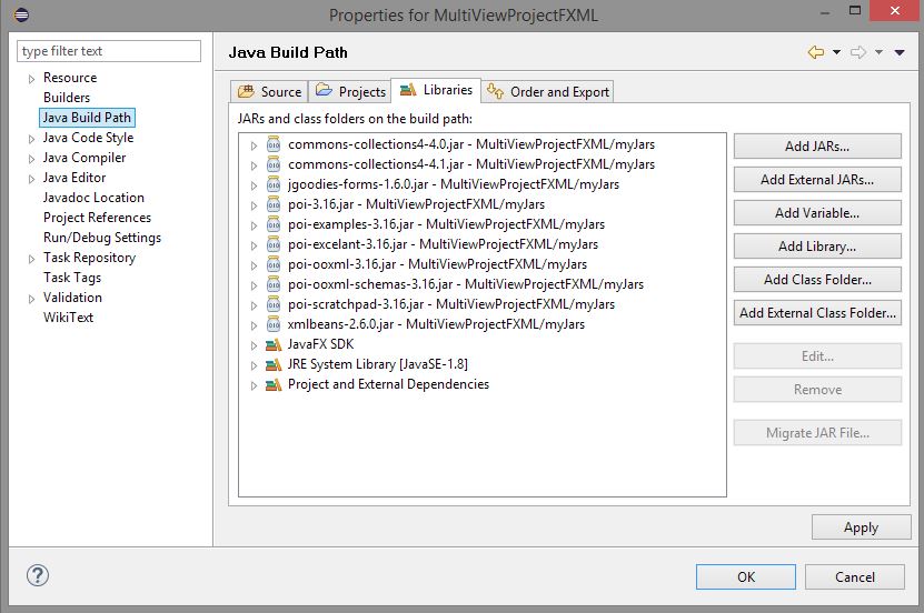 javafx My eclipse can't find jar's Stack Overflow