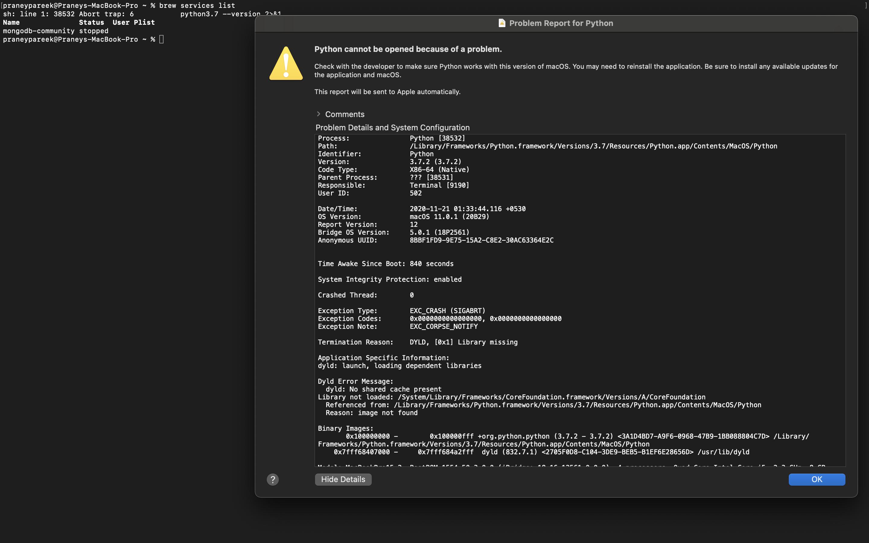 homebrew brew services start Stack Overflow
