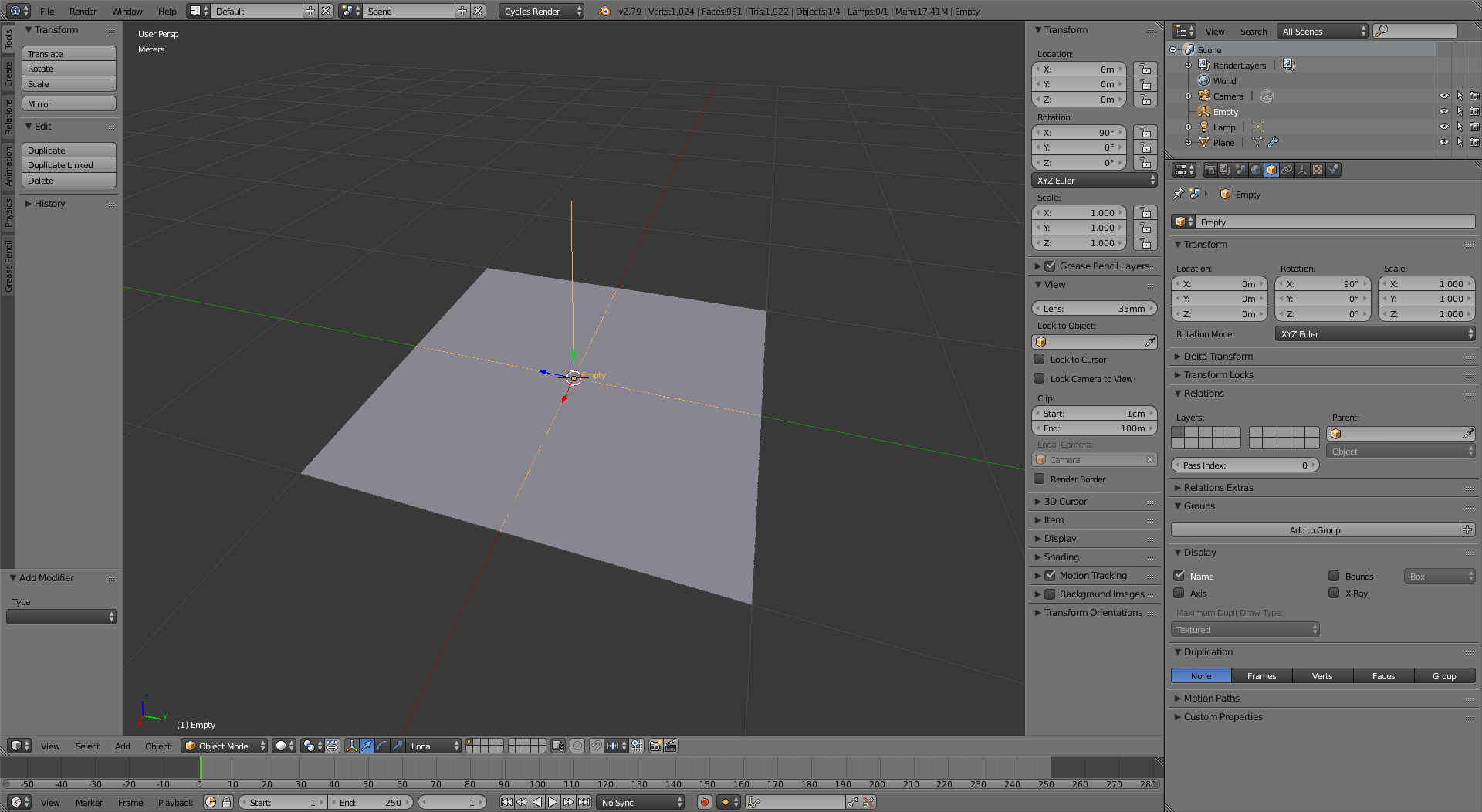 modeling can i unwarp a cylinder to flat plane object? Blender