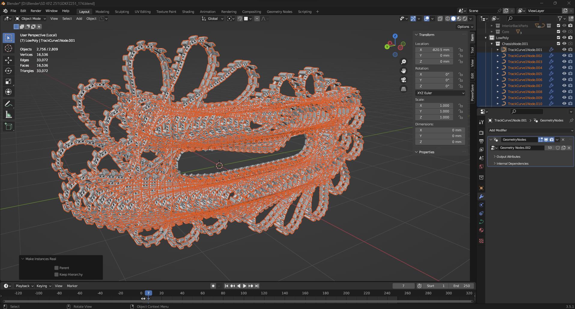 Geometry Nodes How to convert instances on points to mesh? Blender