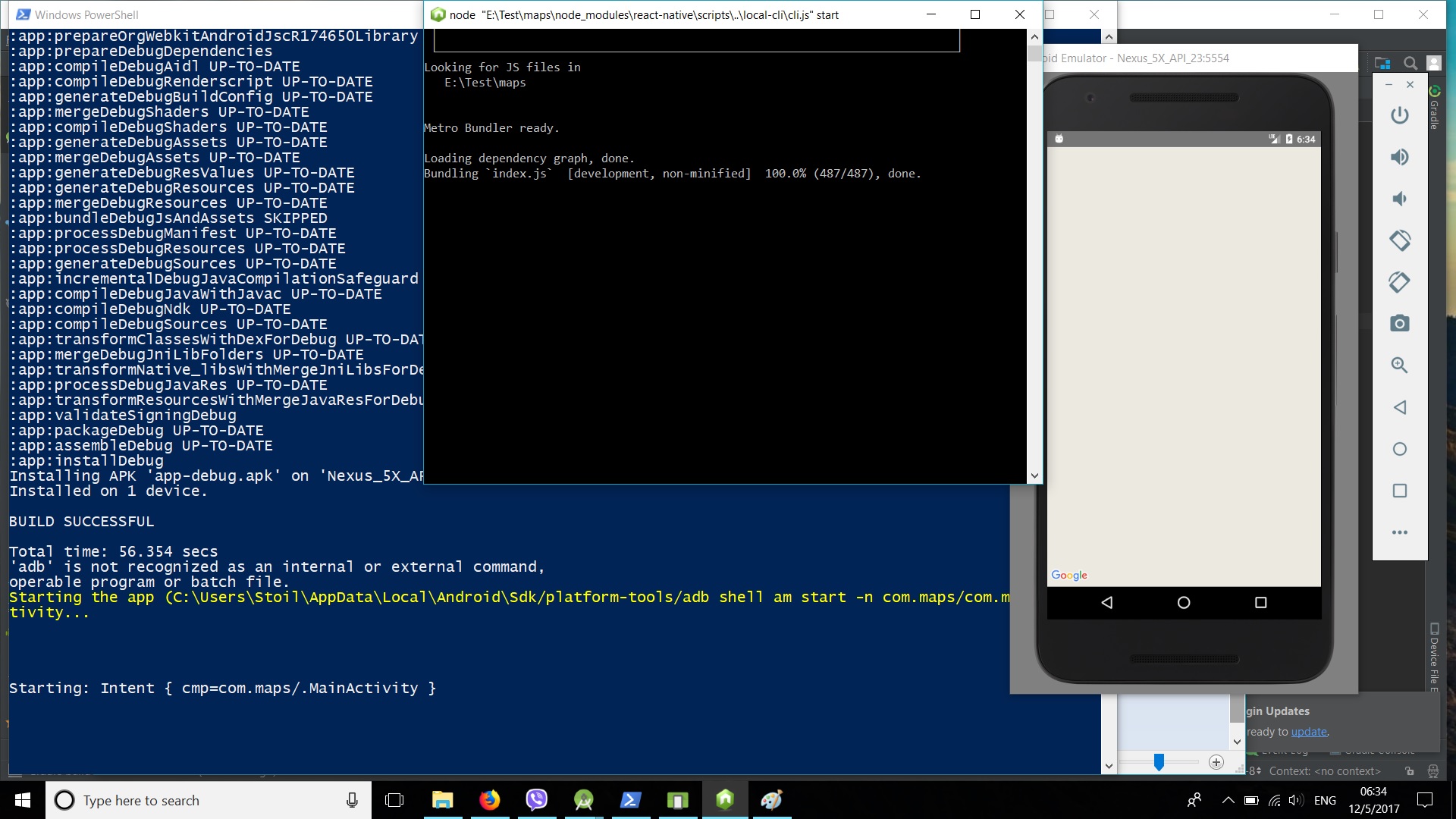 android Reactnativemaps Blank page Only google logo Stack Overflow