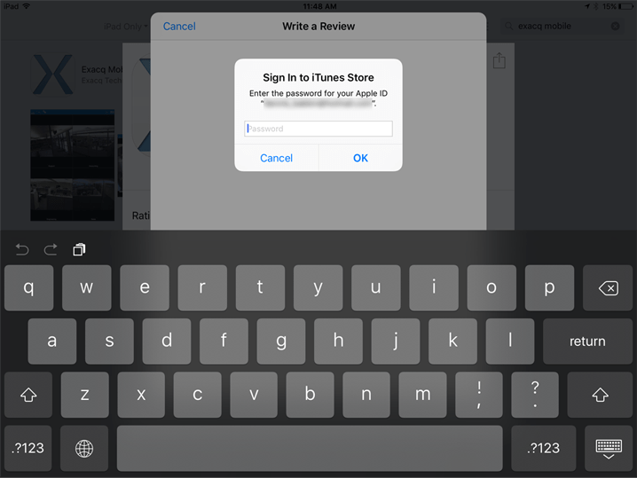 ipad ¿Por qué tengo que escribir la contraseña de mi ID