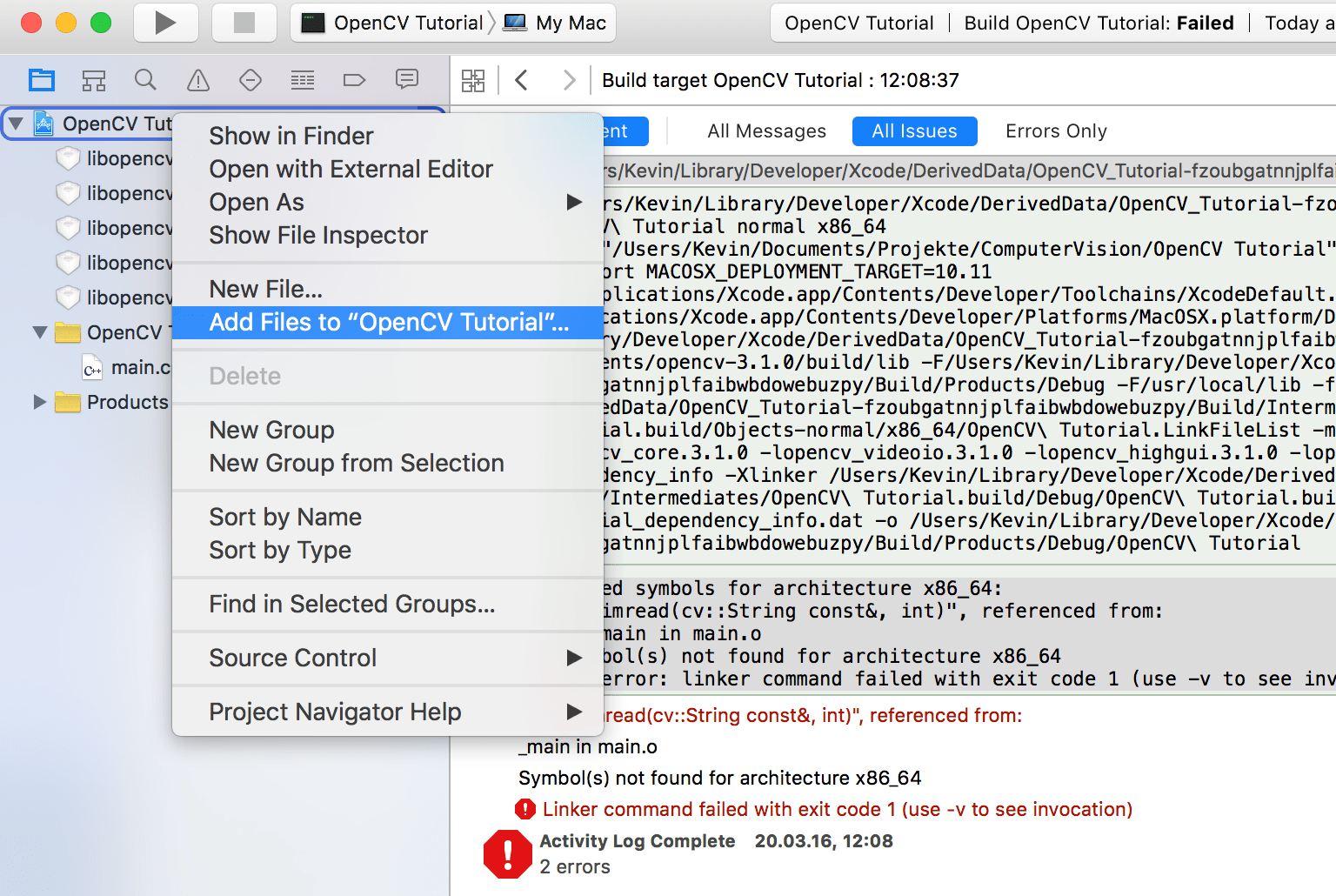 Undefined Symbols For Architecture X86 64 Mac Cmake Stradă Blog