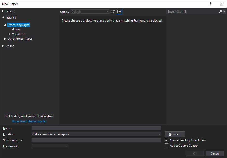 visual studio Couldn't Install Microsoft.Nuget.VisualStudio.Core