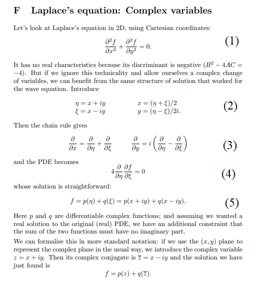 multivariable calculus Need help with the Laplace Equation