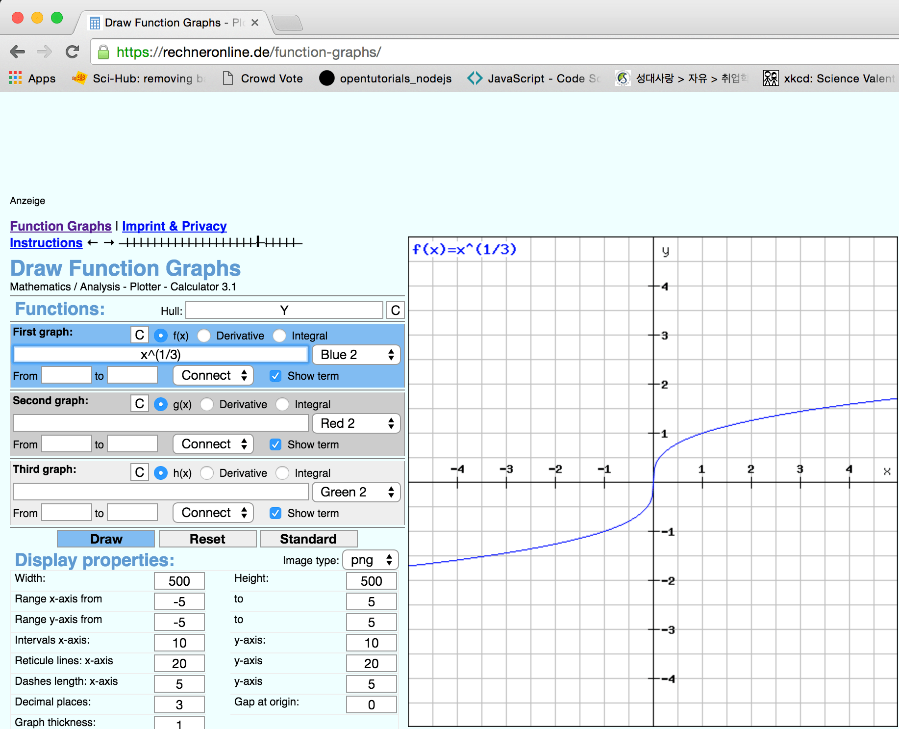 arithmetic Wolfram Alpha wrong answers on (8)^{1/3} and more