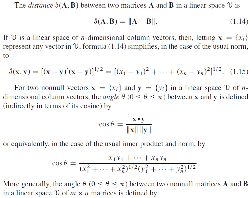 What matrices would not be in a linear space? Mathematics Stack Exchange