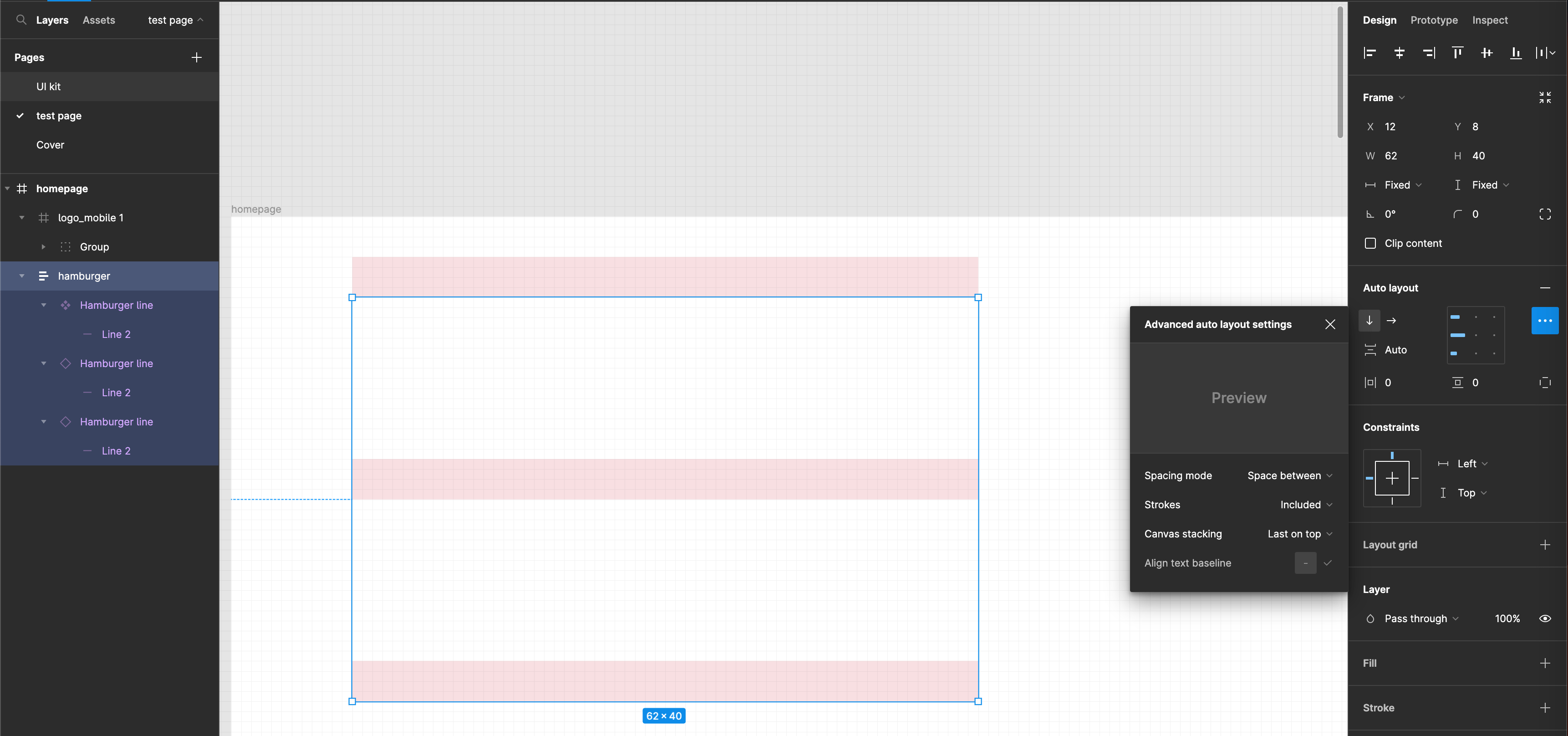 tools Figma how to make auto layout frame contain a stroke's width