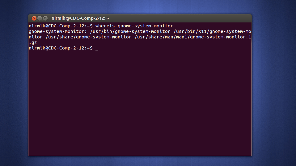 making "gnomesystemmonitor" a custom shortcut "ctrl+alt+del" like