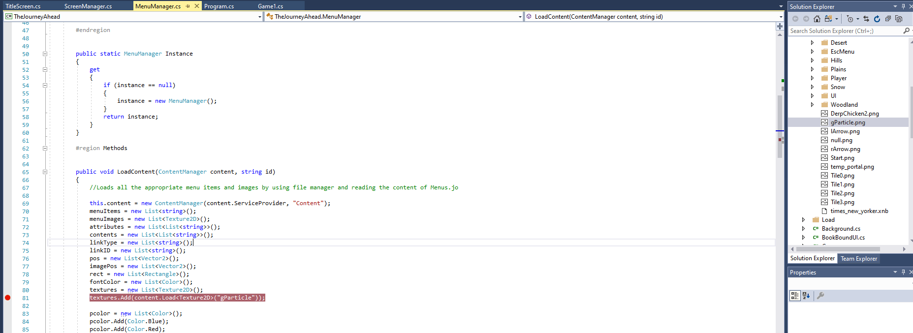 c FileNotFoundException Error loading "Content\gParticle.xnb". File