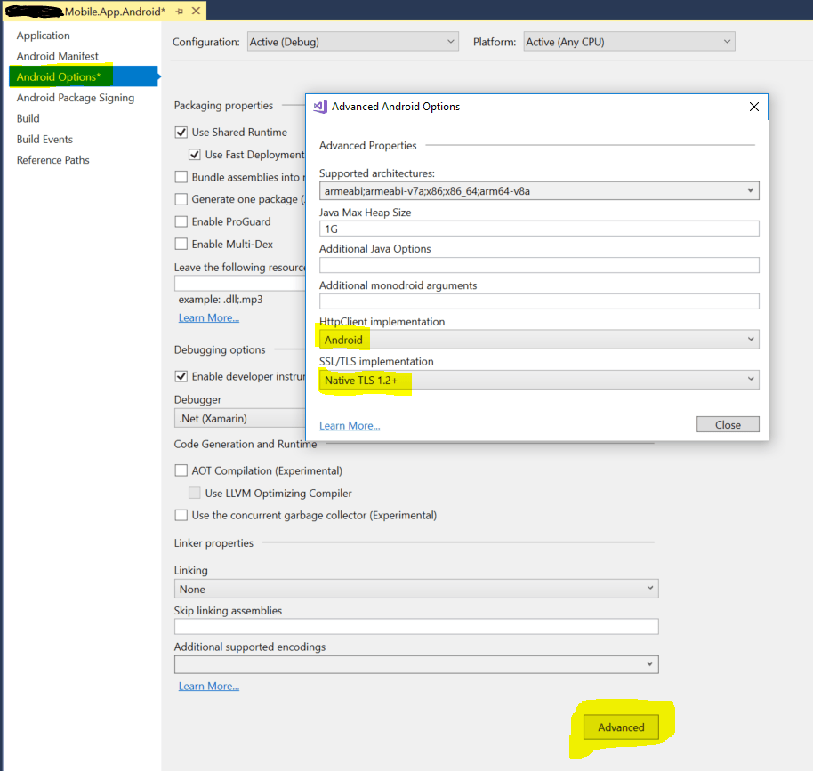 Make Https call using HttpClient