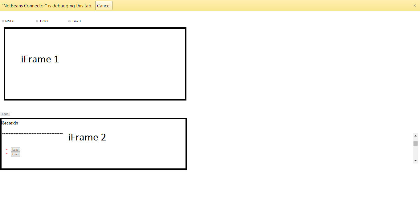 javascript Change an iframe's src from another html file? Stack