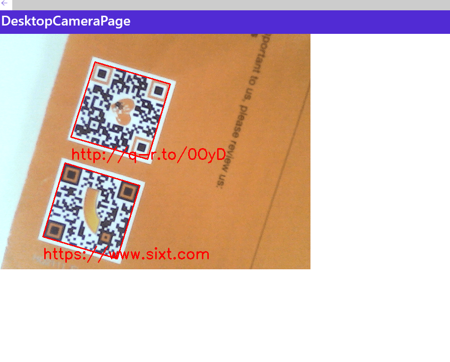 c Parsing camera frames in MAUI Stack Overflow