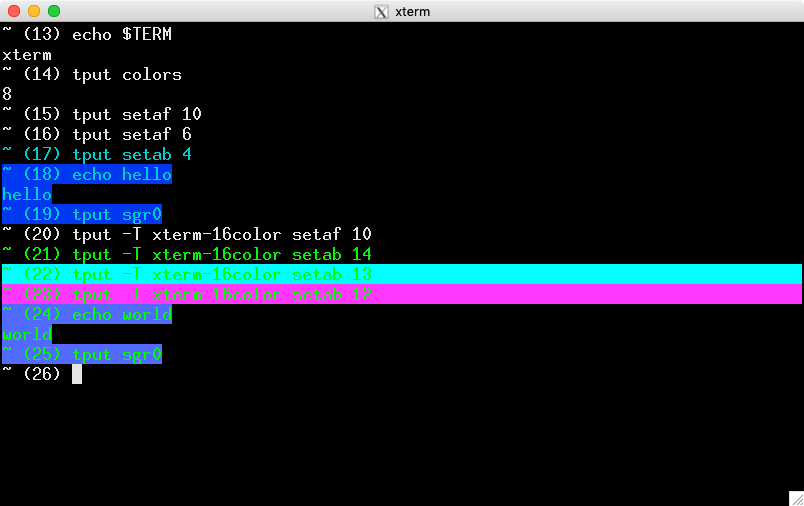 Windows' "color a", "color b" equivalent on bash terminal Unix & Linux Stack Exchange