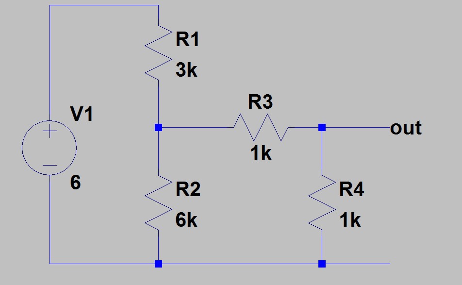 What is the thevenin voltage and resistance of the circuit