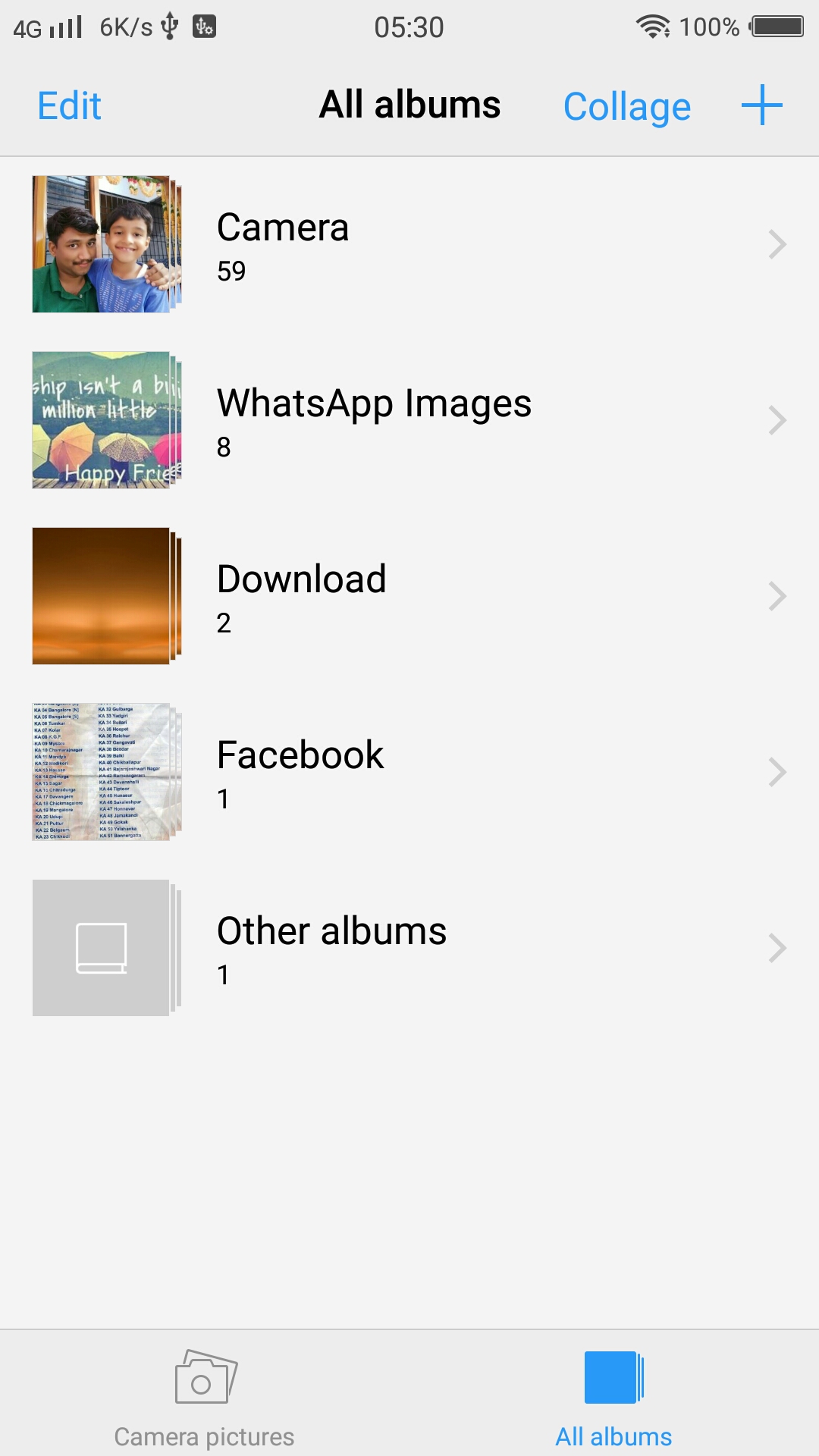 java Android move created album to main list programatically Stack