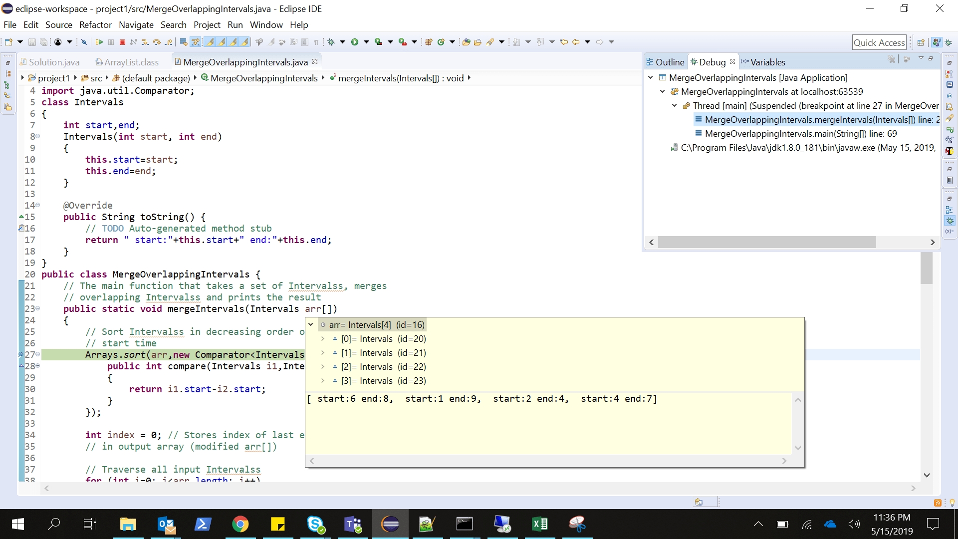 Eclipse How do I view java arrays / collections better in debugger