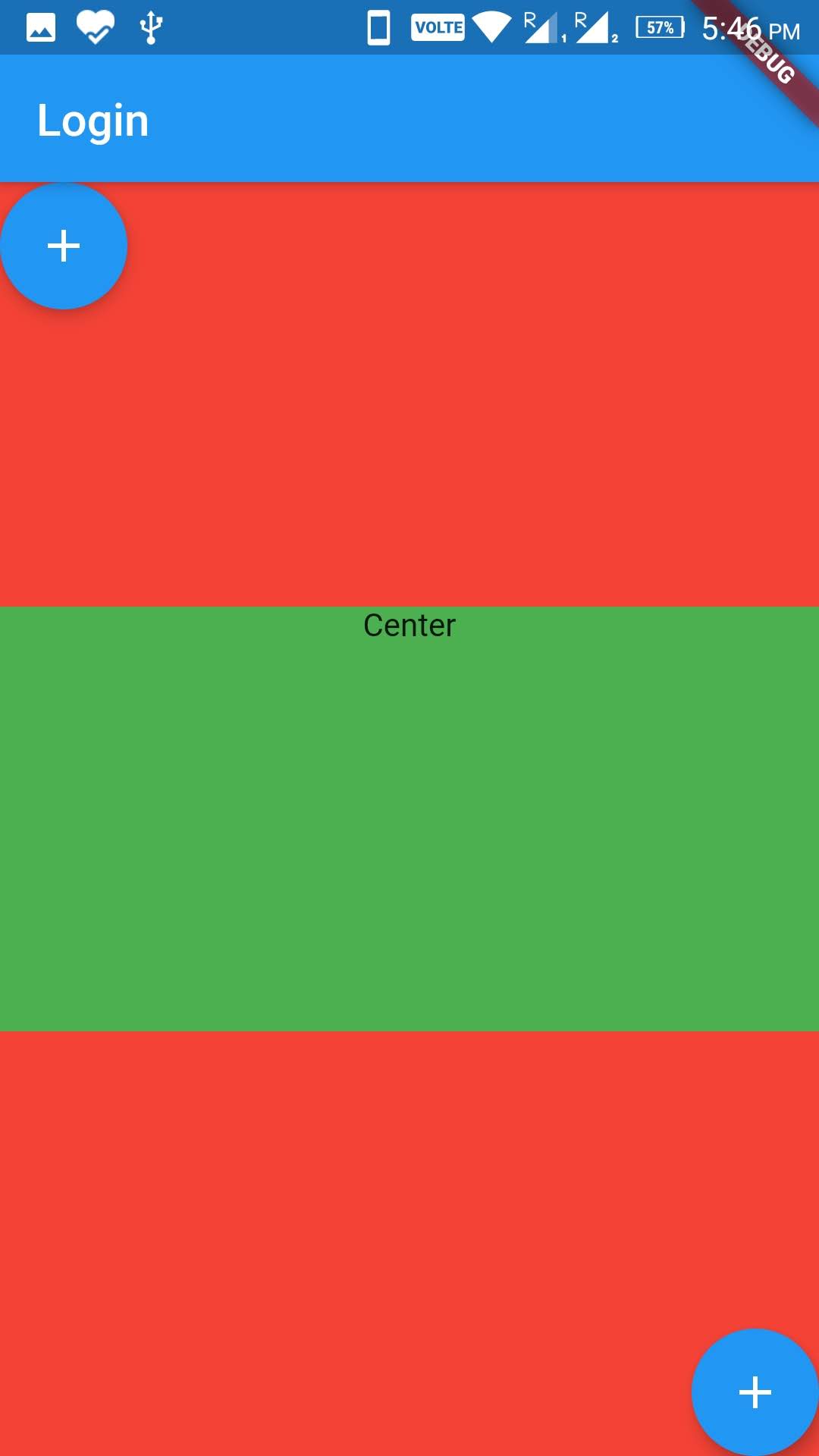 Position two floating action button in Flutter Flutter Flux