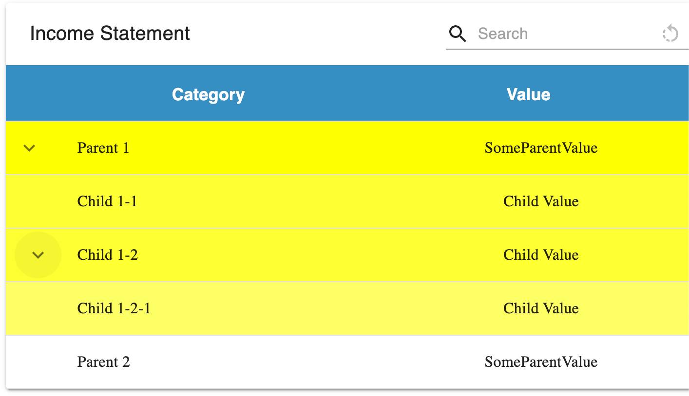 javascript React materialtable Color rows in datatree Stack Overflow