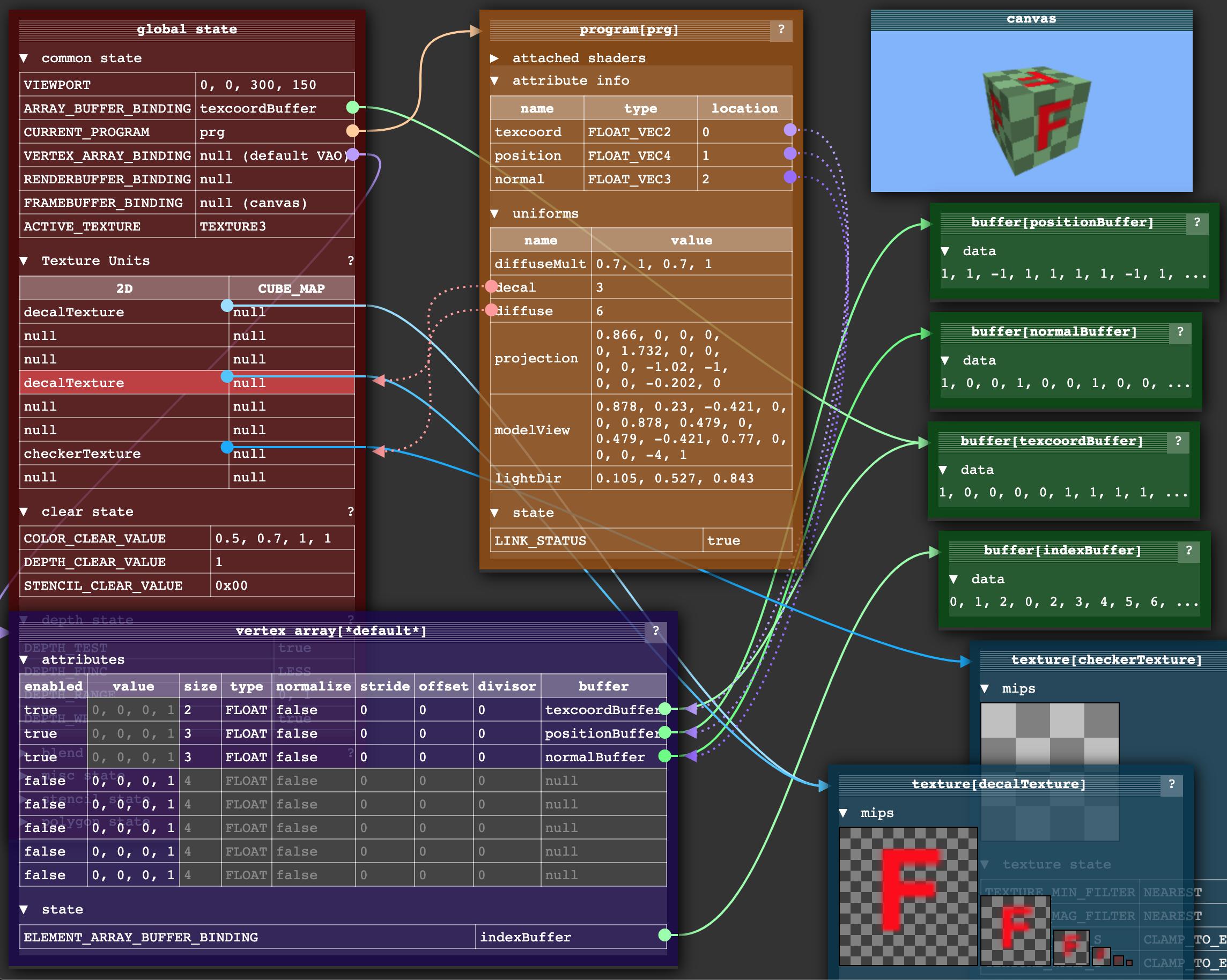 webgl Is it possible to access preset textureunits within a shader