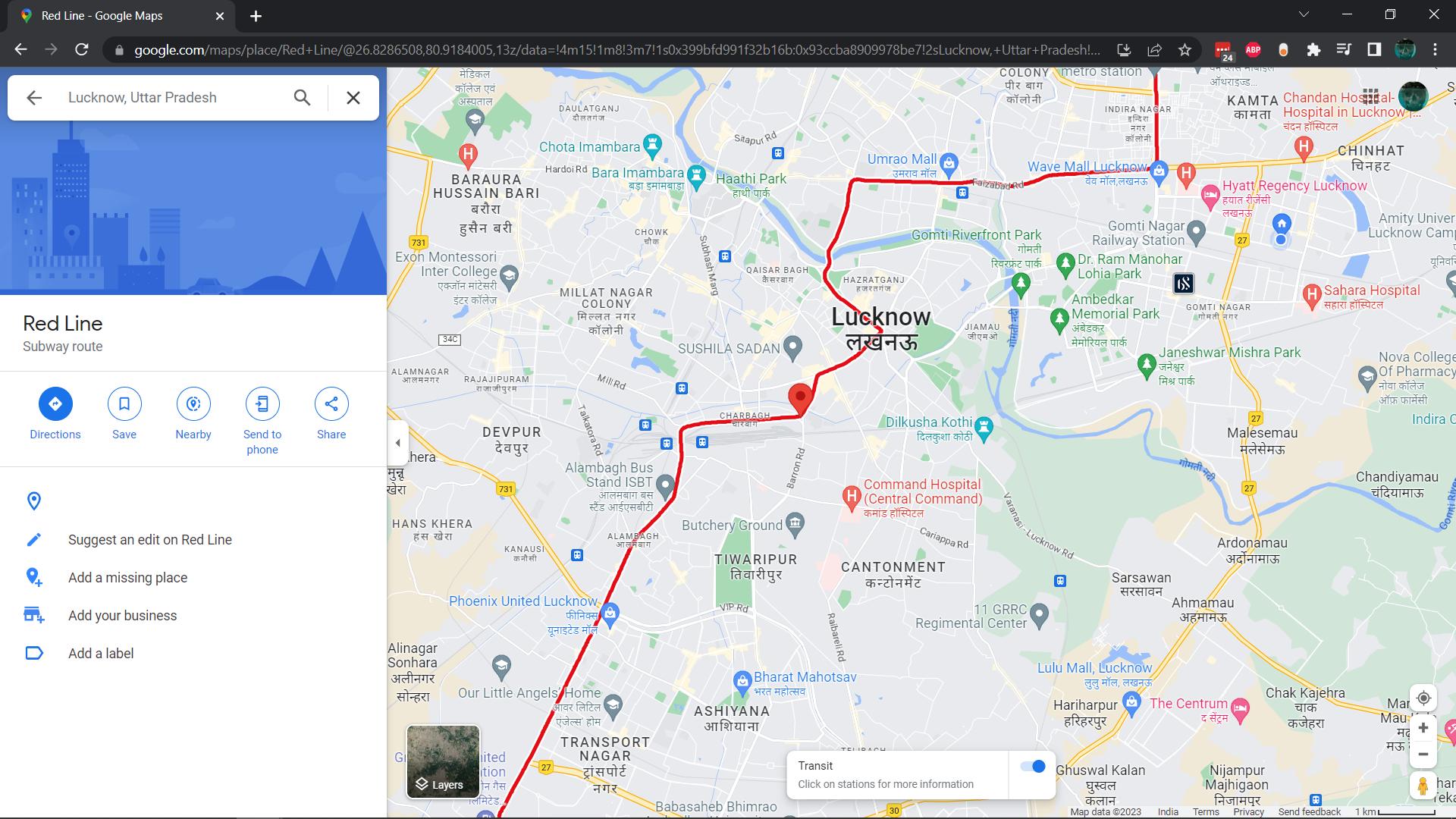 Getting GeoJSON data from Google Map lines Geographic Information