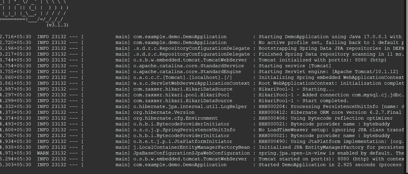 spring boot Hibernate not creating mysql table. No error while