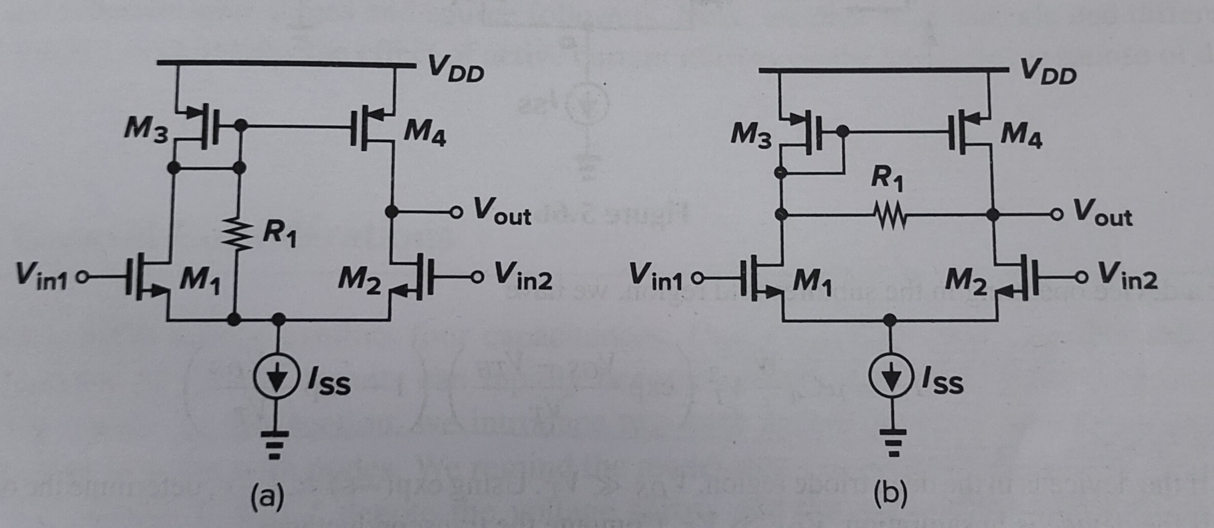Differential amplifier with common mode resistor Solveforum