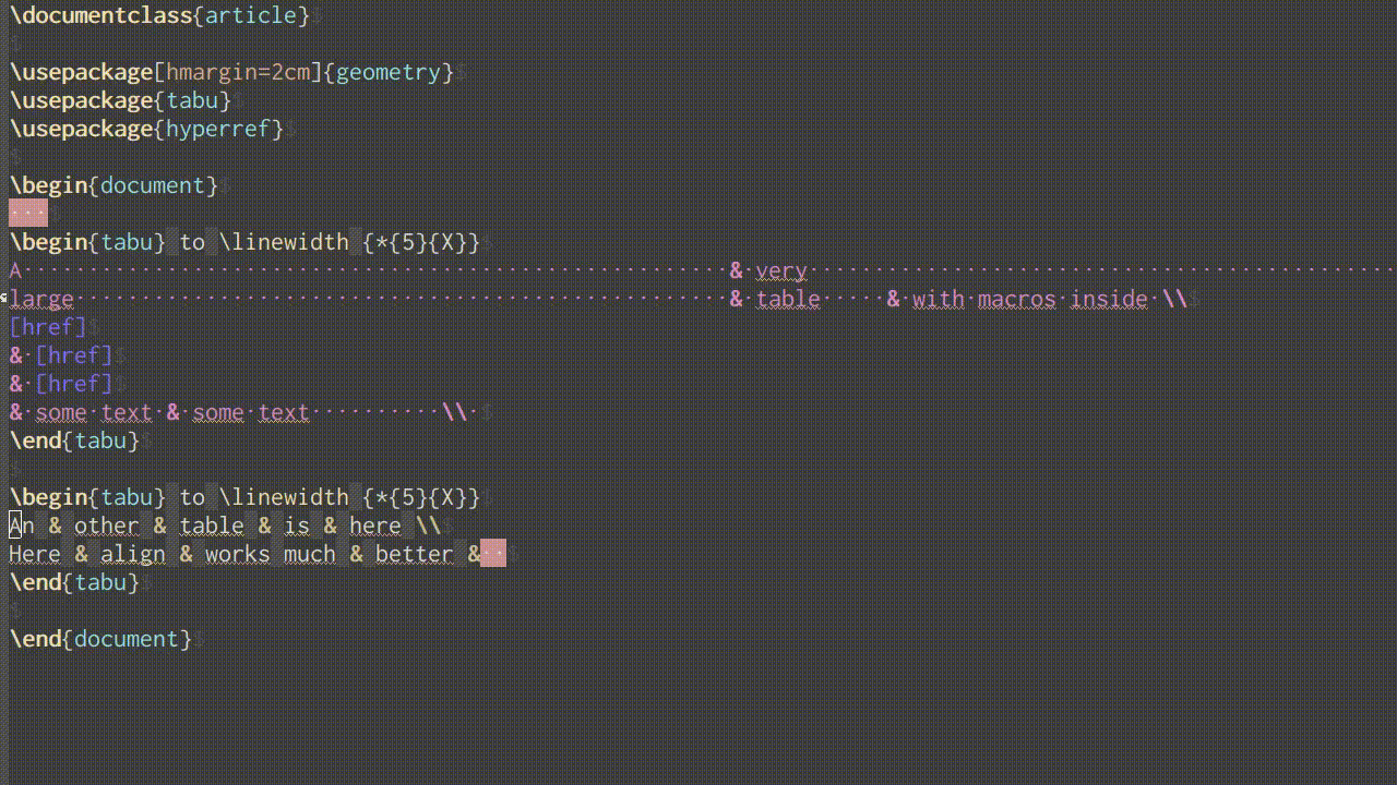 Latex codebox align left noredlazy