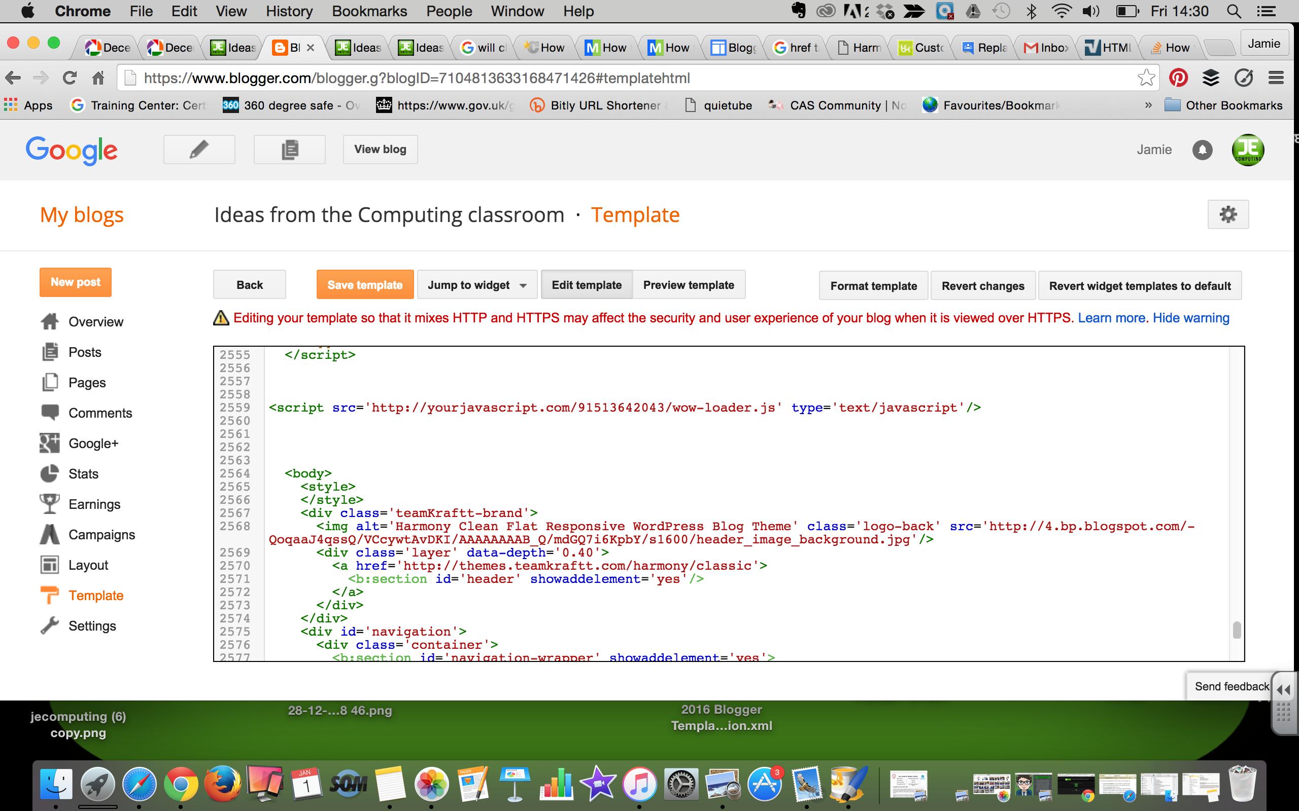 html Replacing static header image on my blogger template Stack Overflow