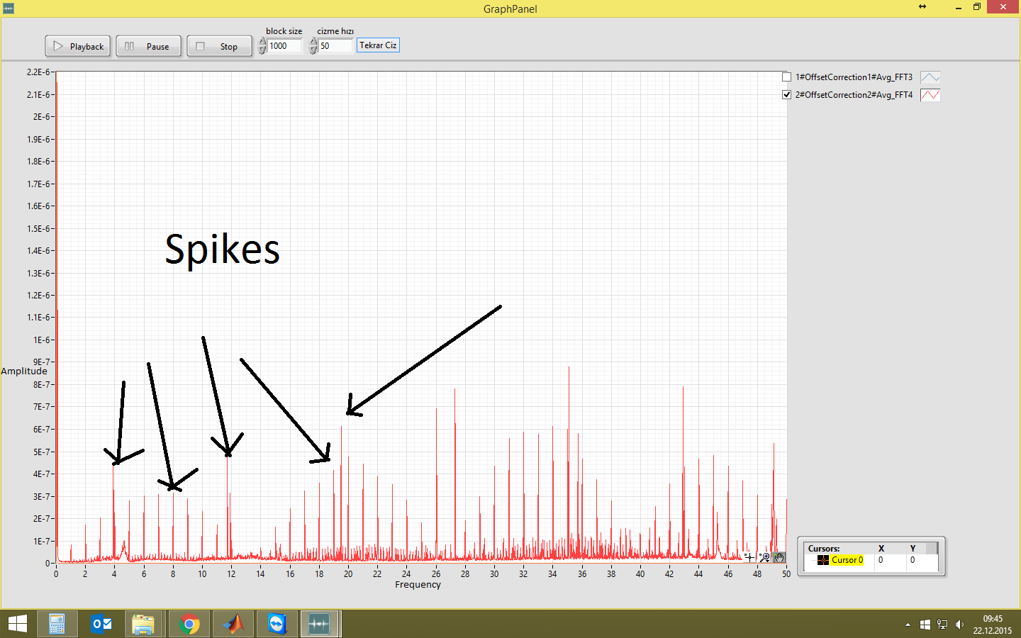 noise how can i filter this spikes on FFT? Electrical Engineering