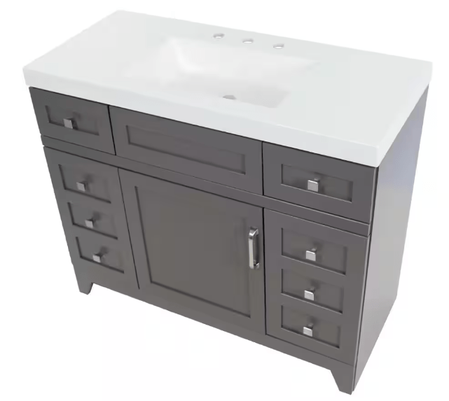 bathroom Will 42.5 in vanity fit in 42 in space? Home Improvement