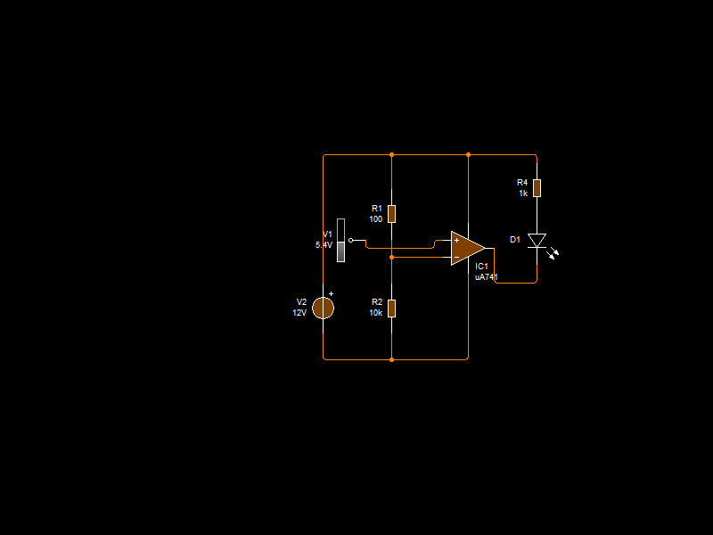operational amplifier where to connect the offset nulls in a