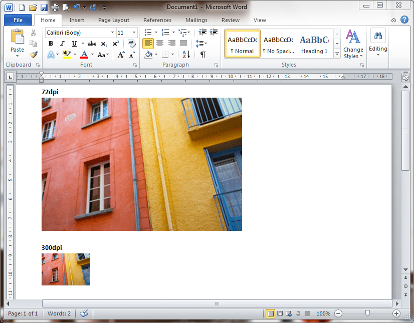 300ppiまたは72ppiで保存するのに実際的な違いはありますか？