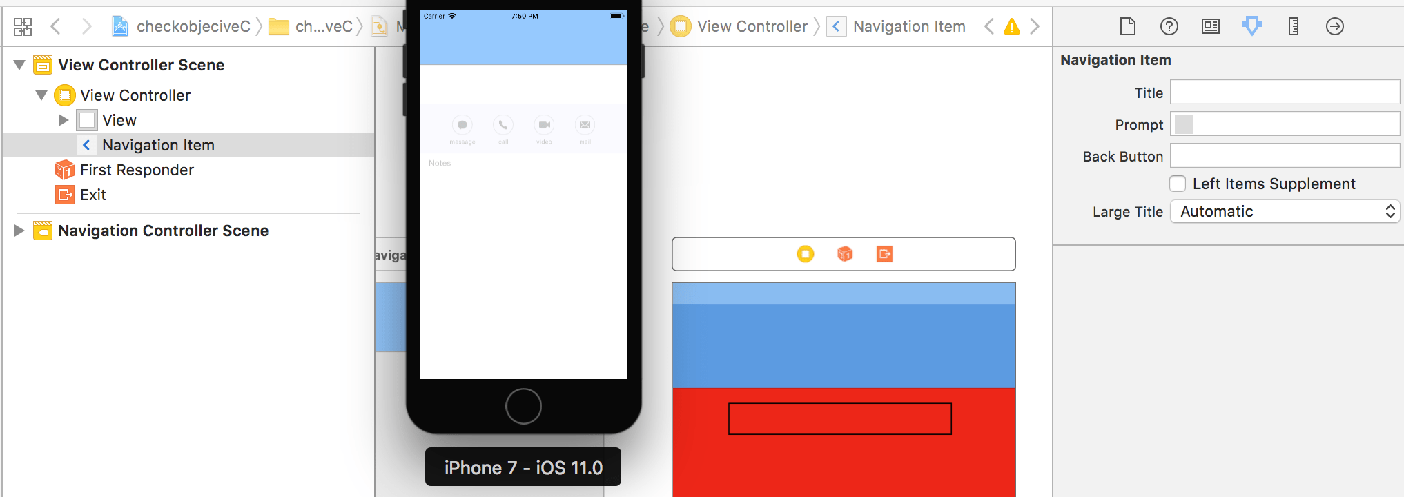 How to increase the height of navigation bar in Xcode? Make Me Engineer