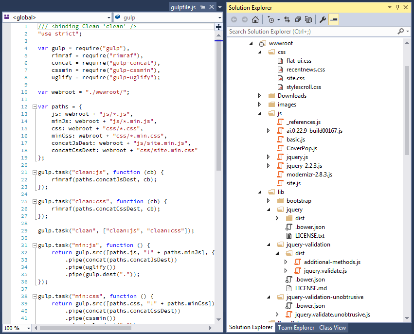 gulp Adding files to gulpfile.js with 5 Stack Overflow