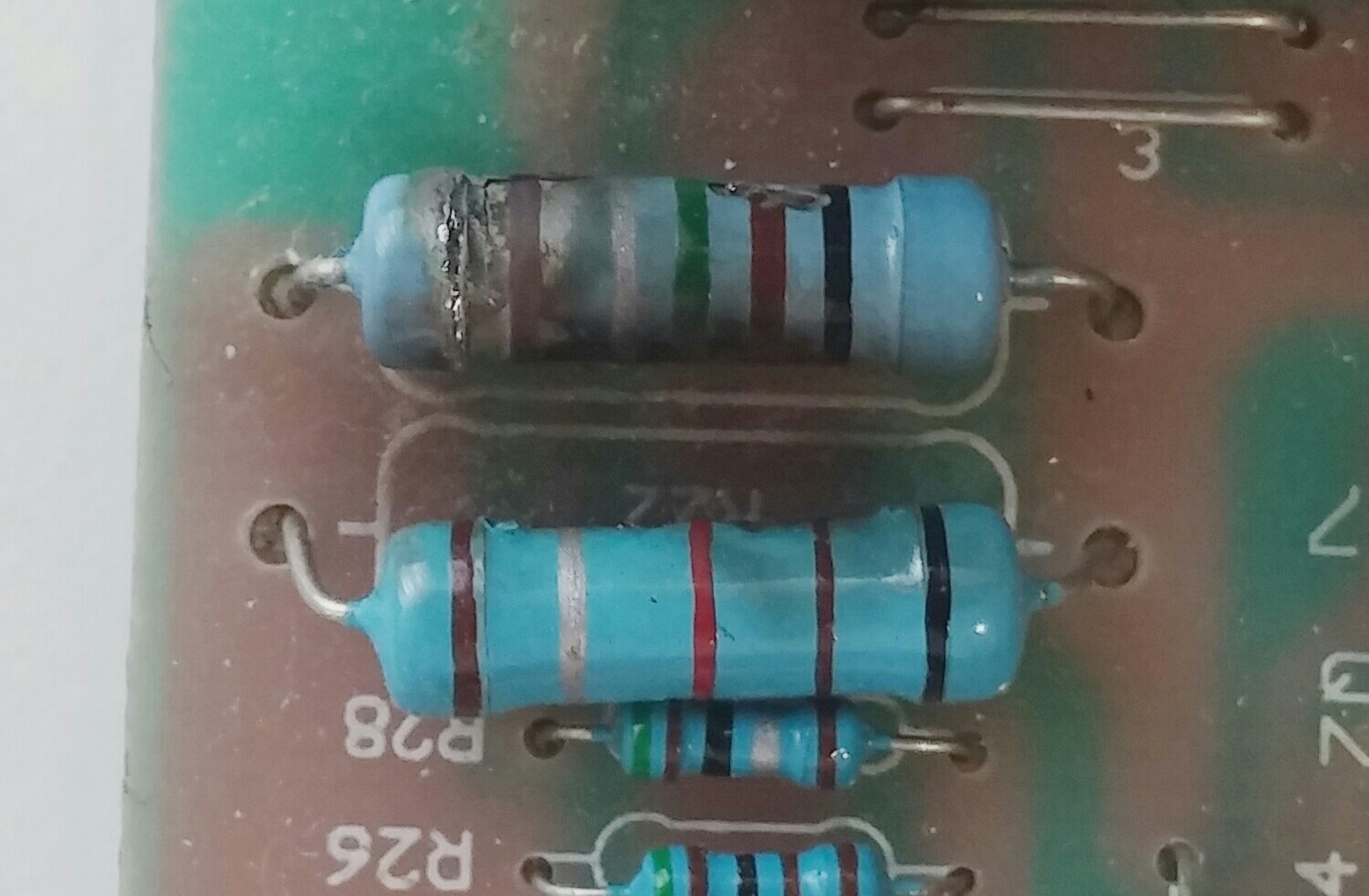 repair 4/5 band resistor extra black band Electrical Engineering
