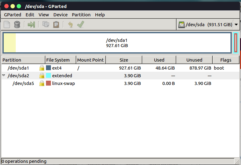 partitioning How to repartition to add a new partition after
