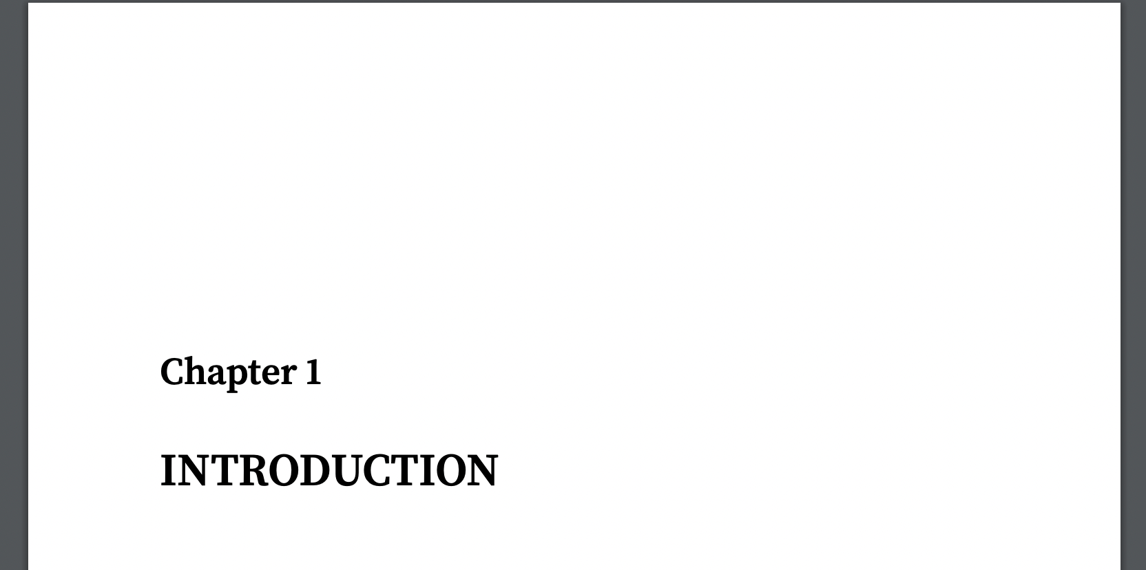 header footer Changing my chapter heading style and would like to add