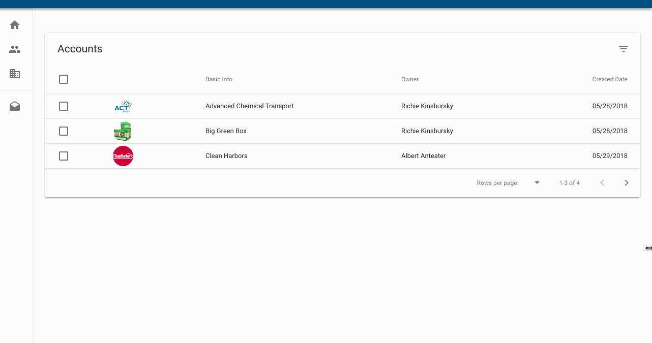 javascript No horizontal scrolling on resized materialui table