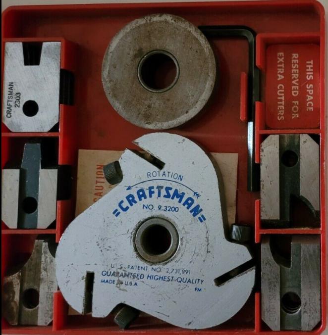 Craftsman Molding Cutters