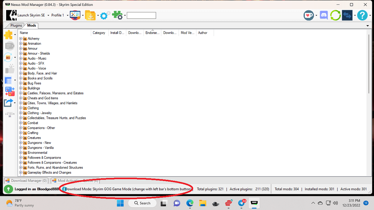 the elder scrolls v skyrim nexus mod manager My NMM unwarrantedly