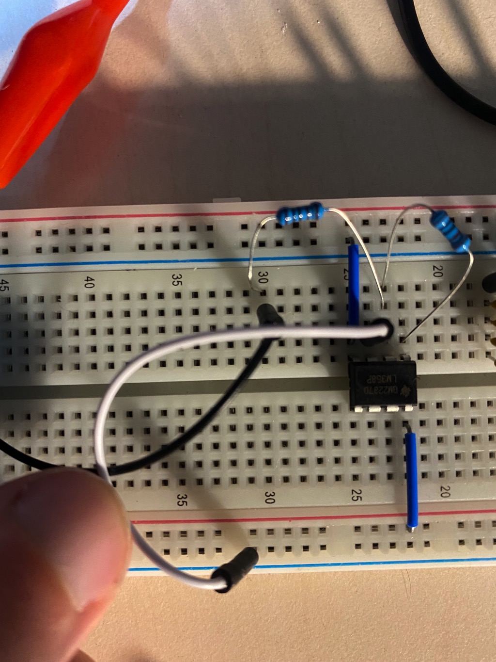 Why does this inverted amplifier circuit behave so differently from the