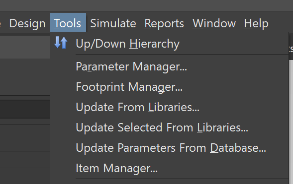 Updating Schematic Component/Footprint in Altium Designer 15.0