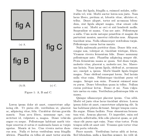 [Tex/LaTex] Arrange three images Math Solves Everything