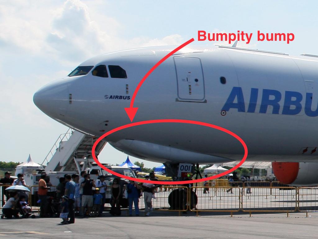 aircraft design Why does the A330 sit nosedown on the ground? Aviation Stack Exchange